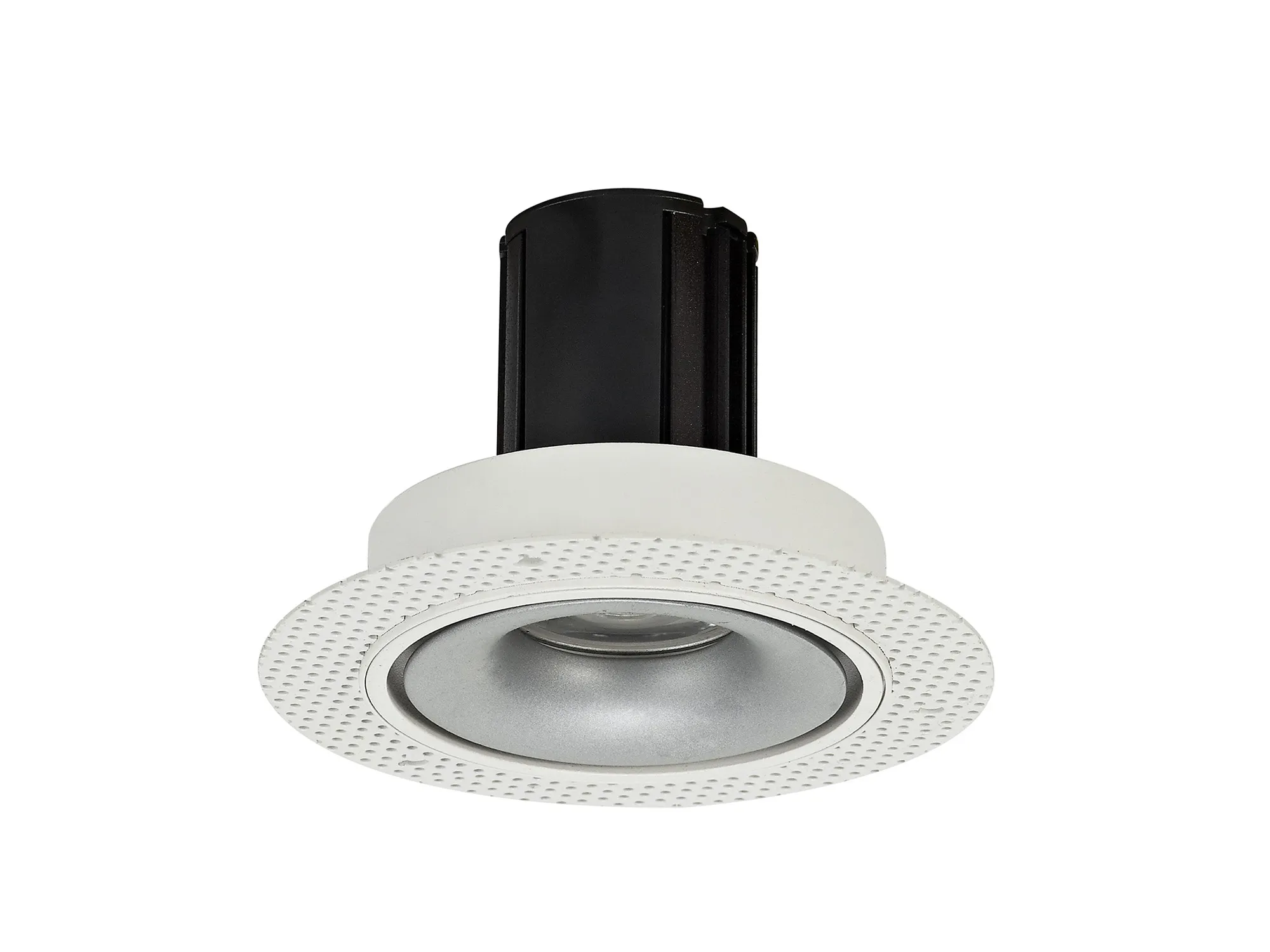 Bolor T 10 Tridonic Powered 10W 4000K 810lm 36° CRI>90 LED Engine White/Silver Trimless Fixed Recessed Spotlight, IP20 DM201116  Dlux Bolor T 10
